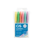 MARCA TEXTO CIS LUMINI PASTEL EST C/6 UN 