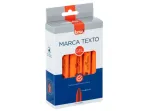 MARCA TEXTO FLUORESCENTE LARANJA EM GEL C/12 