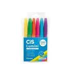 MARCA TEXTO LUMINI CIS ESTOJO C/6 NEON 