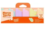 MARCA TEXTO MINI PICOLE PASTEL C/6CORES 