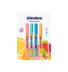 MARCADOR COMPACTOR DESTAQ MENTOS BL/4-CORES -1RS/1AM/1AZ/1VRD 