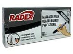 MARCADOR P/QDO BRANCO RECARREGAVEL PRETO CX/12 