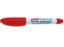 MARCADOR P/QDO BRANCO RECARREGAVEL VERMELHO CX/12 
