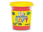 MASSA DE MODELAR SOFT VERMELHO 103 500G VERMELHO