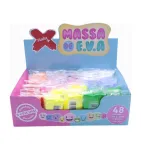 MASSA EVA 480G C/8 CORES SORTIDAS C/48UN 