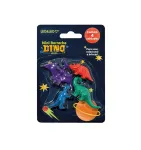 MINI BORRACHA FORMATO DINO BLISTER C/4UN 