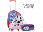 MOCHILA INFANTIL MASCULINA  C/ CARRINHO PVC 16 KIT 