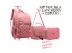 MOCHILA JUVENIL FEMININA  DE CARRINHO  18  - 45*32*15 CM KIT 