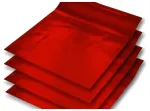 PAPEL COLADO VERMELHO C/40 FLS 