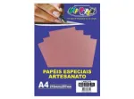 PAPEL LAMICOTE ROSE GOLD A4 250G C/10 FLS 