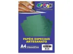 PAPEL LAMICOTE VERDE A4 250G C/10 FLS 