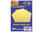 PAPEL METALIZADO OURO A4 150G 15 FLS 