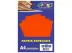 PAPEL NEON LARANJA A4 180G C/20 FLS 