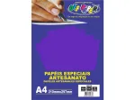 PAPEL NEON ROXO A4 180G C/20 FLS 