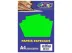 PAPEL NEON VERDE A4 180G C/20 FLS 