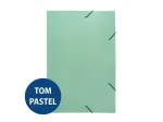PASTA C/ELAST VERDE PASTEL PC/20  