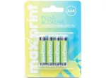 PILHA ALCALINA MAXPRINT AAA PEQUENA 1,5V BT C/4 CX/12BL 