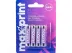 PILHA COMUM MAXPRINT AAA PEQUENA 1,5V BT C/4 CX/12BL 