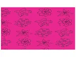 PLACA DE EVA ESTAMP 40X60 PC/5FLS FLORES 
