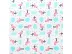 PLACA DE EVA ESTAMPADO 40x60 C/5FLS FLAMINGO 