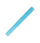 REGUA DE 30 CM FULL COLOR AZUL PC/10 