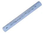 REGUA DE 30CM FLEXIVEL AZUL PC/10 