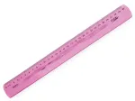 REGUA DE 30CM FLEXIVEL NEON ROSA PC/10 