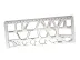 REGUA GEOMETRICA CRISTAL PC/10 
