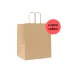 SACOLA PAP FD LARG KRAFT P 24x19,5x13 PC/10UN 