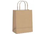 SACOLA PAPEL KRAFT M 26x19,5x9,5 C/50 