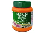 TINTA ACRILICA FOSCA 250ML 517 C/3 LARANJA