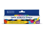 TINTA ACRILICA FOSCA PC/3CX C/6CORES 