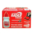 TINTA CARIMBO ASUPER RADEX TINCAR 40ML VM C/12   