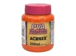 TINTA FOSCA P/ARTESANATO 250ML 517 C/3 LARANJA
