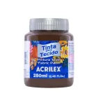 TINTA TECIDO FOSCA 531 CX/3 250ML  MARROM