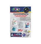 TRANSPARENCIA A4 JATO DE TINTA COM TARJA 150G C/10 FLS 